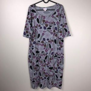 LIKE NEW Lularoe Dress Plus Size Floral Print